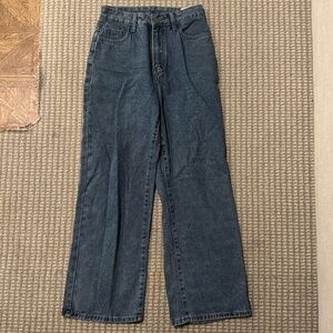 SHEIN Baggy Straight Leg Denim Jeans